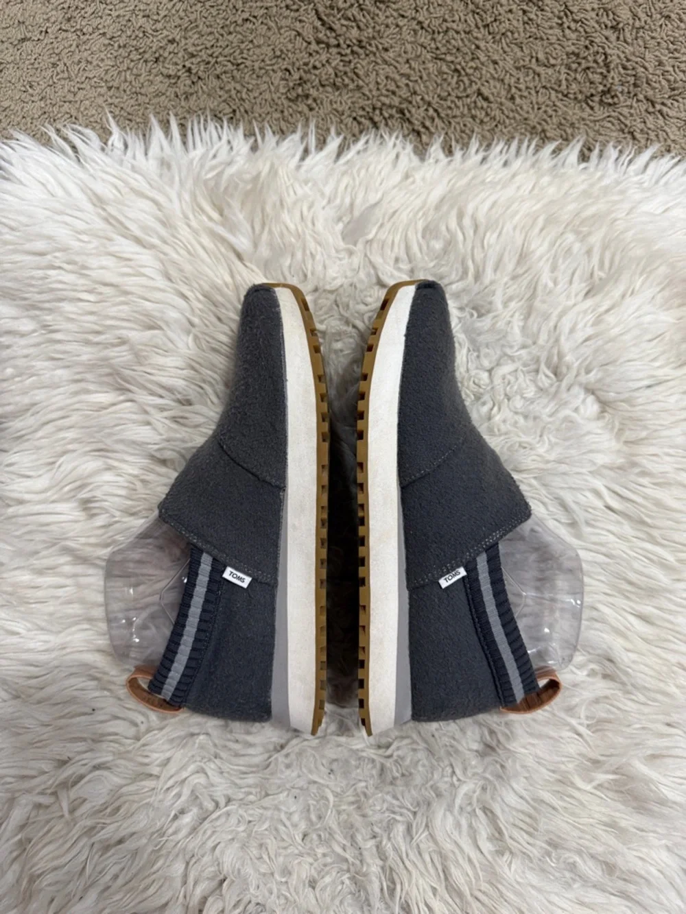 TOMS Women’s RESIDENT 2.0 SNEAKER‎ In Grey Felt Size 7.5